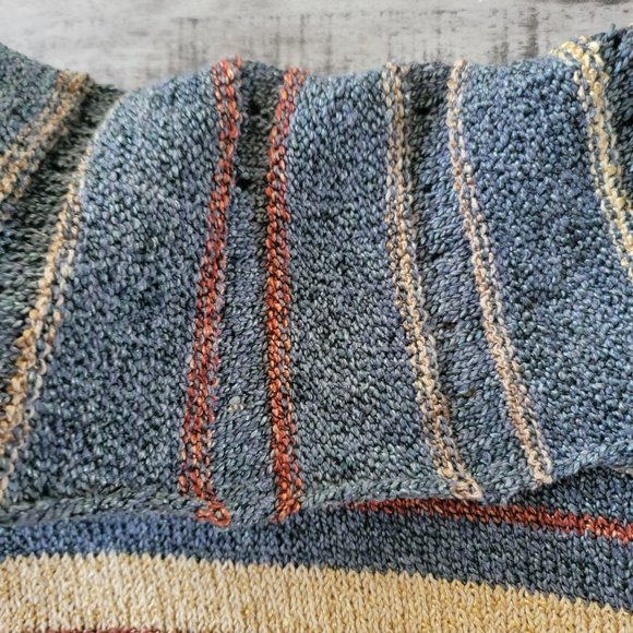 Parkhurst Multi Color Striped Open Front Cardigan Sweater XL - Picture 11 of 16